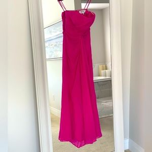 Bright Pink BADGLEY MISCHKA Ballgown Dress